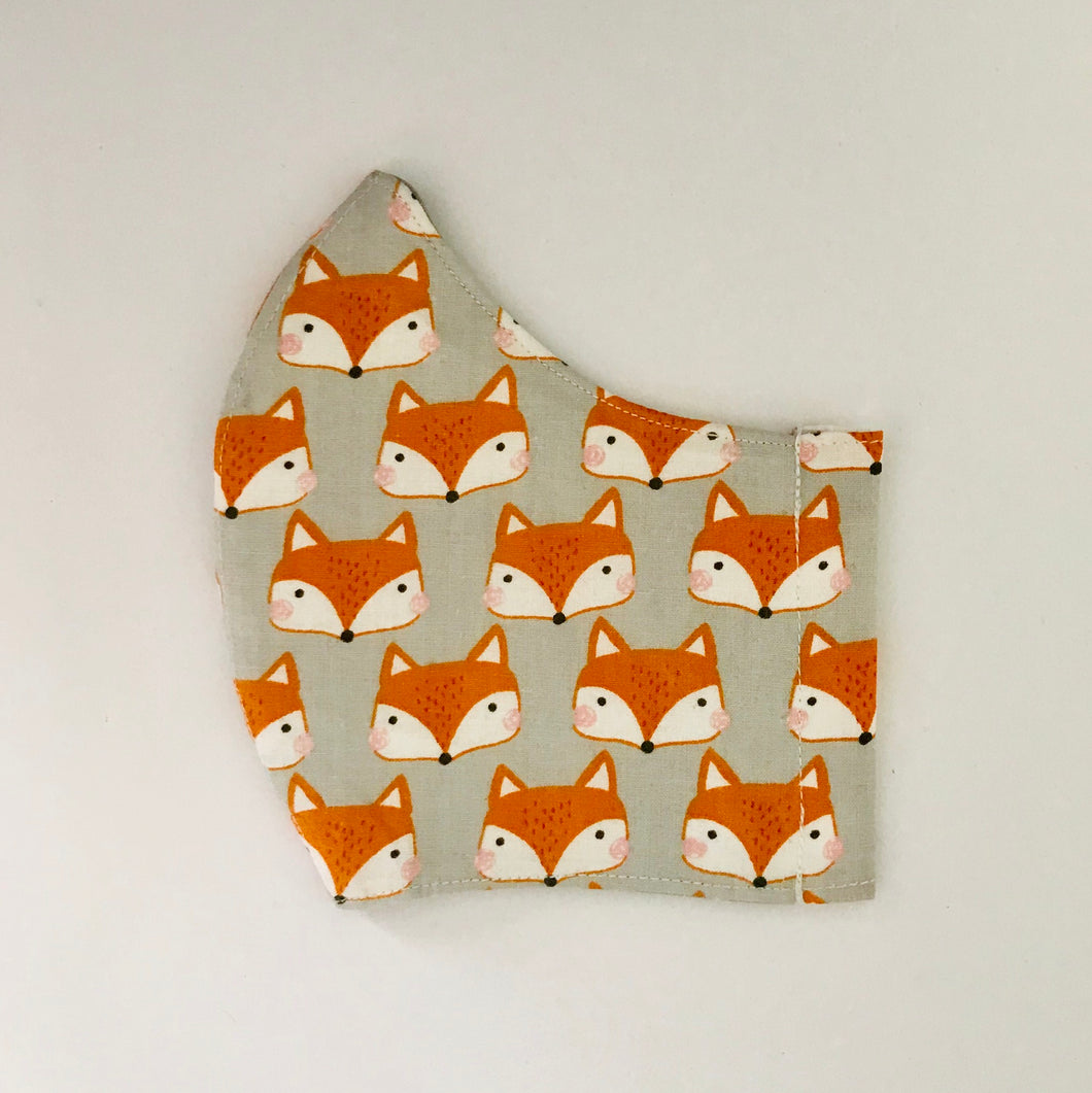 Fox fabric face mask
