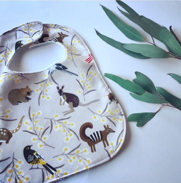 Australian Native Animals Bib – Louie and the Fox