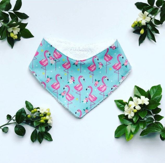 Flamingo Dribble Bib