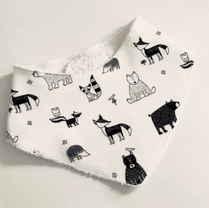 Woodland Animals Dribble Bib