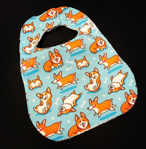 Corgi Dash Bib