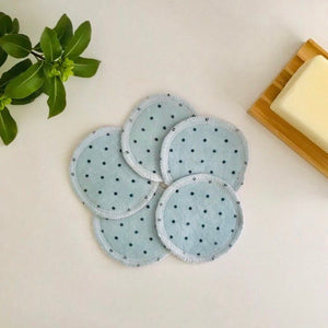 Polka Dot Reusable Makeup Wipes
