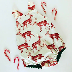 Christmas Reindeer Romper