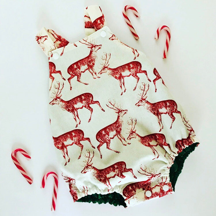 Christmas Reindeer Romper