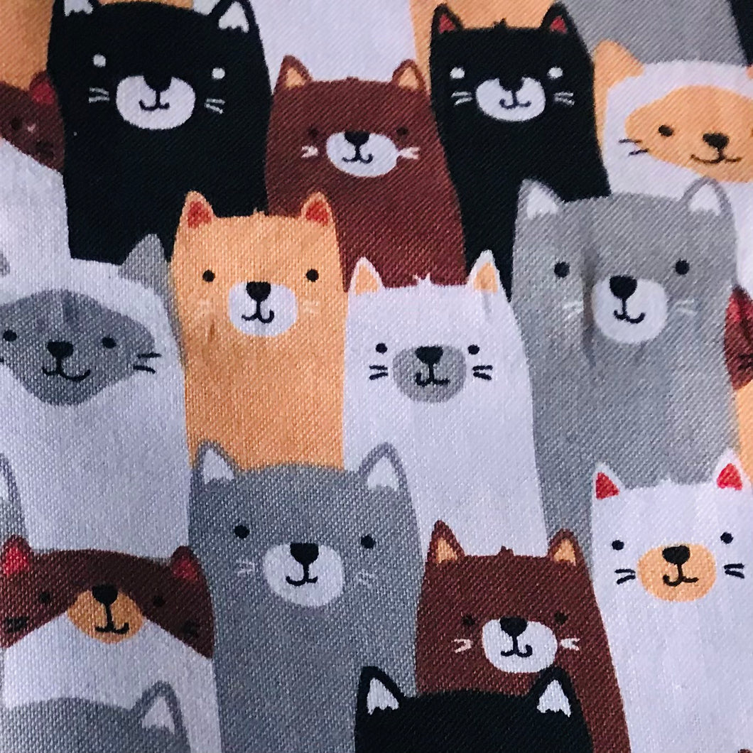Cats fabric face mask