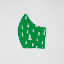 Load image into Gallery viewer, Christmas Trees fabric face mask
