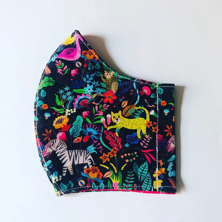 Jungle fabric face mask