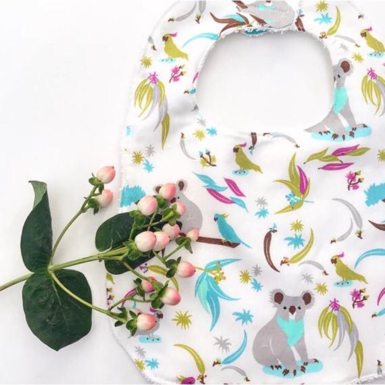 Pastel Koala Bib