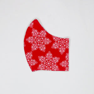 Christmas Snowflake fabric face mask