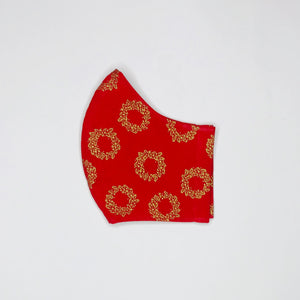 Christmas Wreath fabric face mask