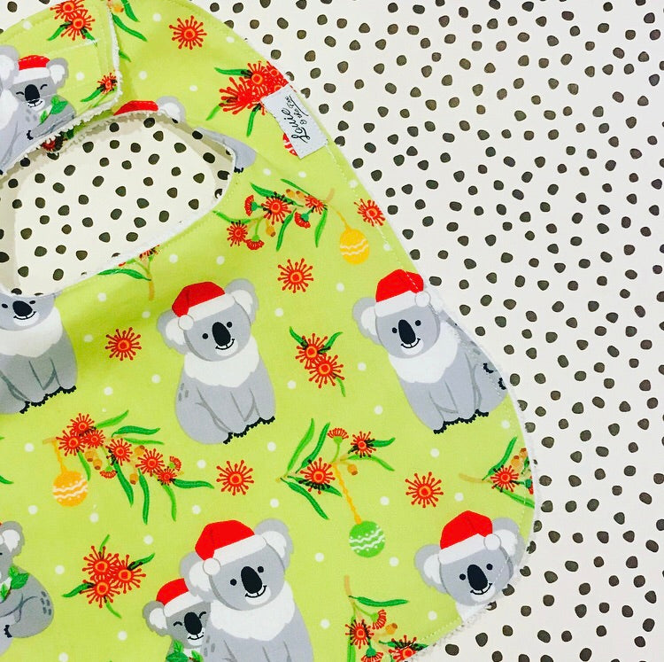 Aussie Christmas Koala Bib