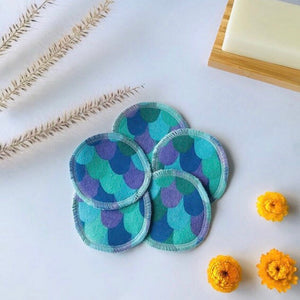 Aqua Mermaid Reusable Makeup Wipes