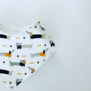Dachshund Dribble Bib