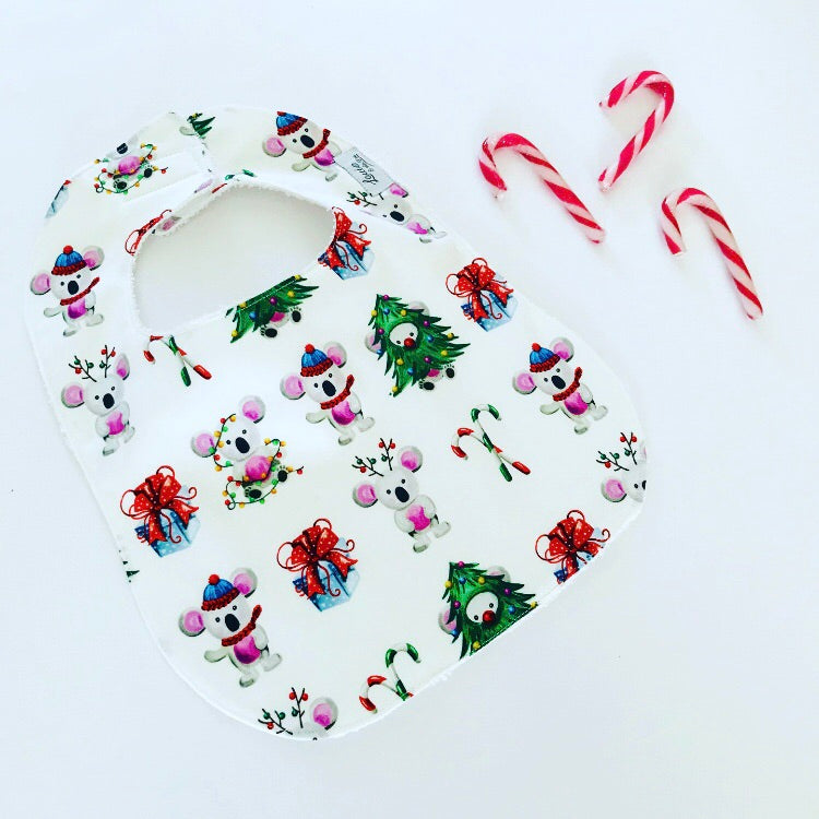 Christmas Koala Bib