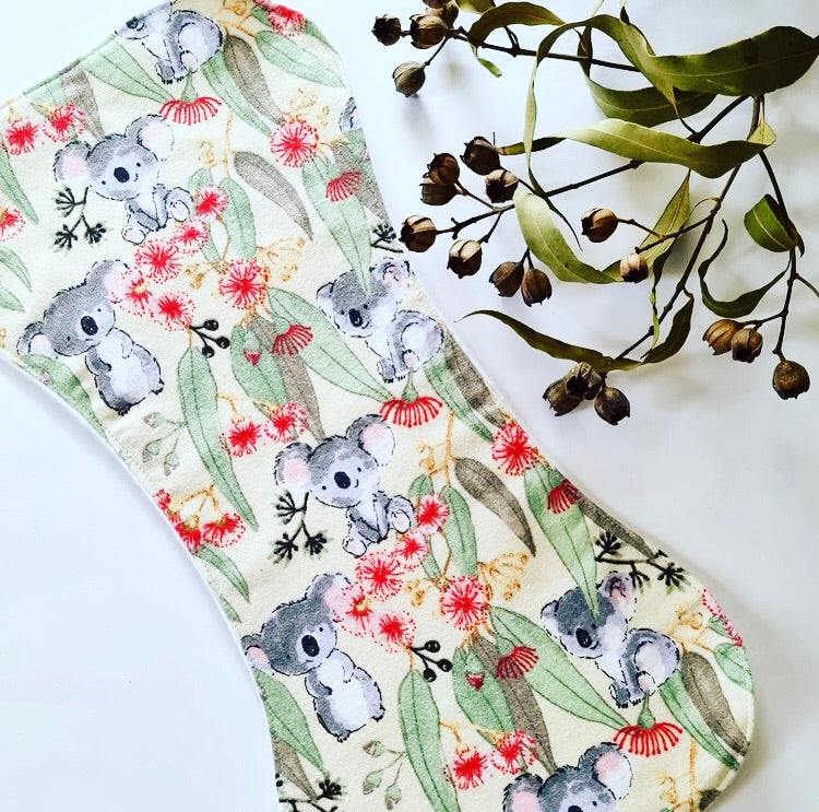 Koala Eucalyptus Burp Cloth