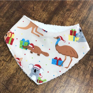 Aussie Christmas Dribble Bib